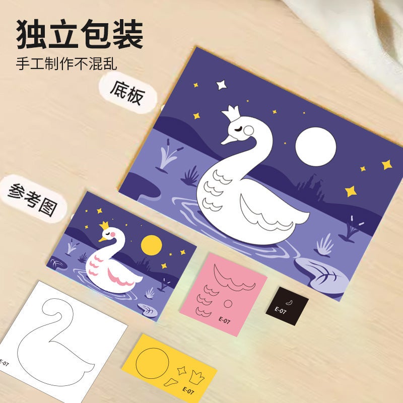 Children'S Eva Stereo Collage Kindergarten Craft 3D Making Material Kit Educational Toys Diy Collage Stickers - Image 5